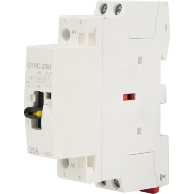 Unbranded 2P 25A 220V 50Hz DIN Rail Household AC Contactor Unbranded 2P 25A 220V 50Hz DIN Rail Household AC Contactor