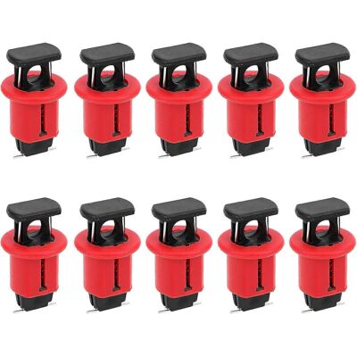 Kikidex (As show, One size) 10pcs Miniature Circuit Breaker Electrical Safety Interlock Kikidex (As show, One size) 10pcs Miniature Circuit Breaker Electrical Safety Interlock