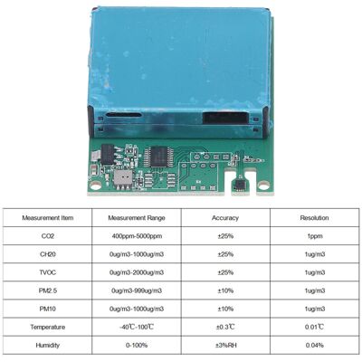 Unbranded Multifunctional Air Sensor Module 7-in-1 Unbranded Multifunctional Air Sensor Module 7-in-1