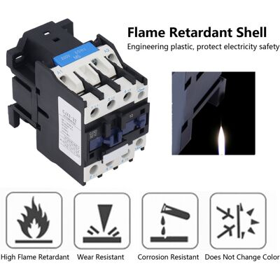 Unbranded 220V 32A NO AC Power Contactor CJX2-3210 Unbranded 220V 32A NO AC Power Contactor CJX2-3210