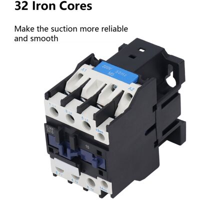 Unbranded CJX2-3210 220V 32A AC Contactor NO Unbranded CJX2-3210 220V 32A AC Contactor NO