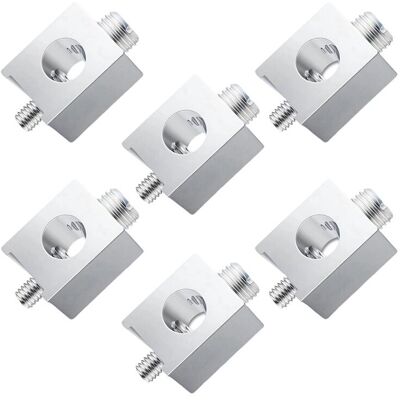 Unbranded 6 Aluminum Ground Lugs Tin Plated Neutral Lug Kit with Screws for Circuit Breake Unbranded 6 Aluminum Ground Lugs Tin Plated Neutral Lug Kit with Screws for Circuit Breake