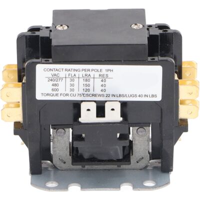 Unbranded Durable 30A 2 Pole AC Contactor 220V Unbranded Durable 30A 2 Pole AC Contactor 220V