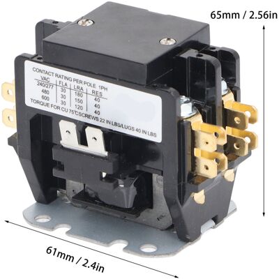 Unbranded Air Conditioning Contactor 30A 2P Unbranded Air Conditioning Contactor 30A 2P
