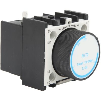 Unbranded Auxiliary Relay Time ON Contact 0.1s-3s Unbranded Auxiliary Relay Time ON Contact 0.1s-3s
