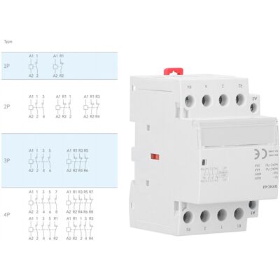 Unbranded Electronic Contactor 4P 63A 50Hz IP20 Unbranded Electronic Contactor 4P 63A 50Hz IP20