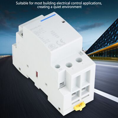 Unbranded 40A 2NO AC Contactor DIN Rail 50/60Hz Unbranded 40A 2NO AC Contactor DIN Rail 50/60Hz