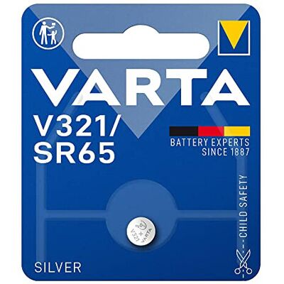 Varta V321 Silver Oxide Button Battery - 16mAh Varta V321 Silver Oxide Button Battery - 16mAh
