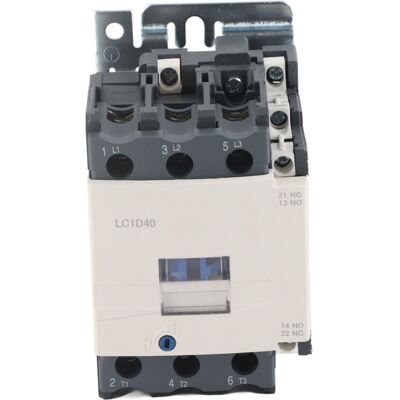 Unbranded LC1D40 40A 3 Pole AC Contactor 220V 50/60Hz New Unbranded LC1D40 40A 3 Pole AC Contactor 220V 50/60Hz New