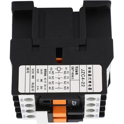 Unbranded DIN Rail Mount 2NO 2NC Contactor 380V Unbranded DIN Rail Mount 2NO 2NC Contactor 380V