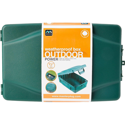 Masterplug Weatherproof Electrical Enclosure Box for Outdoor Safe Lead Storage Masterplug Weatherproof Electrical Enclosure Box for Outdoor Safe Lead Storage