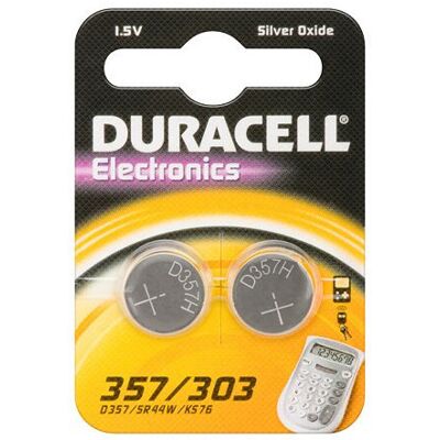 Duracell SR44 (357/303), Electronics SR44 (357/303) – Silver Oxide Zinc Button Cell Batte Duracell SR44 (357/303), Electronics SR44 (357/303) – Silver Oxide Zinc Button Cell Batte