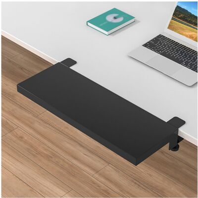 Unbranded Clamp On Keyboard Tray, Ergonomic Metal Desk Extender with CClamp Mount for Typi Unbranded Clamp On Keyboard Tray, Ergonomic Metal Desk Extender with CClamp Mount for Typi