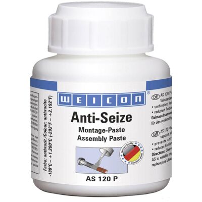 Weicon 26000012 AS 120 P 120 g Anti-Seize Assembly Paste Weicon 26000012 AS 120 P 120 g Anti-Seize Assembly Paste