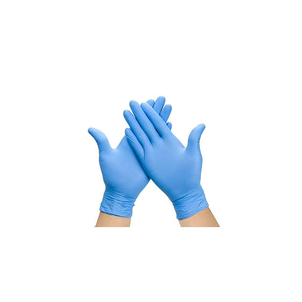 Ruiyang Box of 100 x Blue Disposable Nitrile Gloves Size Small
