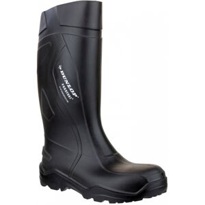 (8 UK Size, Black) Dunlop Purofort+ Full Safety Wellington Mens Safety Boots (8 UK Size, Black) Dunlop Purofort+ Full Safety Wellington Mens Safety Boots