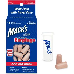 Mack's Ultra Ear Plugs (30 Pair) - Beige Mack's Ultra Ear Plugs (30 Pair) - Beige