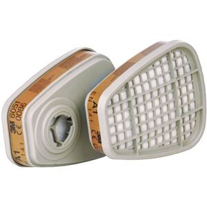 3M™ 6051 Gas & Combination Filter A1 - 4 Pairs 3M™ 6051 Gas & Combination Filter A1 - 4 Pairs