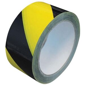 Faithfull Laminated Self-Adhesive Hazard Tape Black/Yellow 50mm x 33m Faithfull Laminated Self-Adhesive Hazard Tape Black/Yellow 50mm x 33m