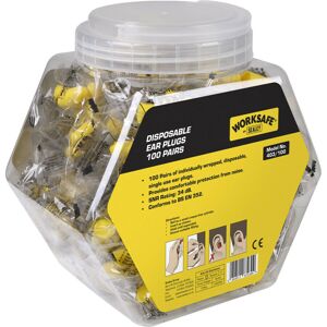 Loops 100 PAIRS Disposable Single Use Ear Plugs - Noise Protection - 34dB SNR Rating Loops 100 PAIRS Disposable Single Use Ear Plugs - Noise Protection - 34dB SNR Rating