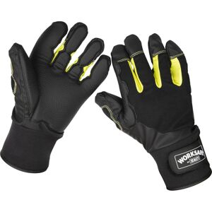 Loops PAIR XL Anti-Vibration Gloves - Breathable Fabric - Power Tool Impact Gloves Loops PAIR XL Anti-Vibration Gloves - Breathable Fabric - Power Tool Impact Gloves