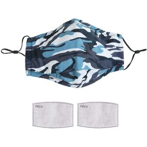 GreenZech (Blue) Face Mask Reusable Washable Breathable Dust Mouth Cover Camouflage GreenZech (Blue) Face Mask Reusable Washable Breathable Dust Mouth Cover Camouflage