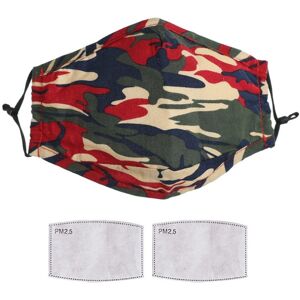 GreenZech (Red) Face Mask Reusable Washable Breathable Dust Mouth Cover Camouflage GreenZech (Red) Face Mask Reusable Washable Breathable Dust Mouth Cover Camouflage