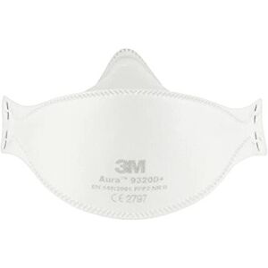 3M 9320D+ Aura Disposable Particulate Respirator, FFP2, Nonvalved, 5 Pack 3M 9320D+ Aura Disposable Particulate Respirator, FFP2, Nonvalved, 5 Pack
