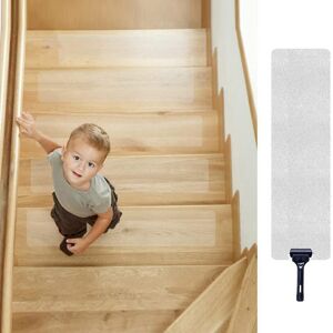 Unbranded (Transparent) 15pcs Non Slip Stair Treads Waterproof Peva Safety Tape Floor Stic Unbranded (Transparent) 15pcs Non Slip Stair Treads Waterproof Peva Safety Tape Floor Stic