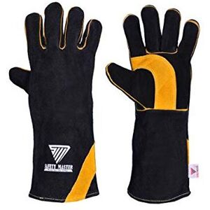 SAFETY MASTER Safety Protective Heavy Duty Welding Gloves, Extreme Heat & Fire R SAFETY MASTER Safety Protective Heavy Duty Welding Gloves, Extreme Heat & Fire R