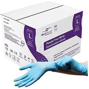Farla Medical MediHands Nitrile Gloves - Blue Heavy-Duty, Powder-Free, Latex-Free, Protein-Fre Farla Medical MediHands Nitrile Gloves - Blue Heavy-Duty, Powder-Free, Latex-Free, Protein-Fre