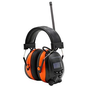 PROTEAR Bluetooth 5.2 Ear Defenders with DAB/DAB+ FM Radio,Rechargeable Electric PROTEAR Bluetooth 5.2 Ear Defenders with DAB/DAB+ FM Radio,Rechargeable Electric