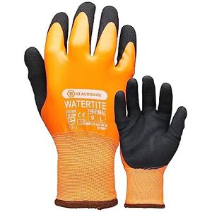 Blackrock Watertite Thermal Insulated Fully Waterproof Latex Work Gloves, Sandy Latex Palm Blackrock Watertite Thermal Insulated Fully Waterproof Latex Work Gloves, Sandy Latex Palm