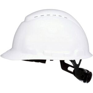 3M 2032279 SecureFit 4-Point Ratchet Hard Vented Hat, White 3M 2032279 SecureFit 4-Point Ratchet Hard Vented Hat, White