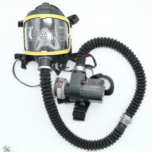 Unbranded Electric Full Face Gas Mask Respirator System Constant Flow Supplied Air Fed Unbranded Electric Full Face Gas Mask Respirator System Constant Flow Supplied Air Fed