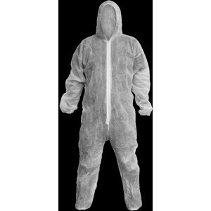 Sealey Disposable Coverall White - Large Sealey Disposable Coverall White - Large