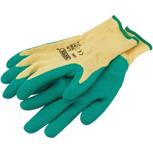 Draper 82603 Heavy Duty Latex Coated Work Gloves - Large, Green - EN388 2143 Certified, Draper 82603 Heavy Duty Latex Coated Work Gloves - Large, Green - EN388 2143 Certified,