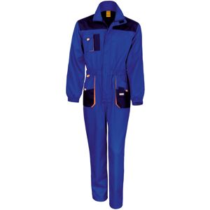 (S, Royal / Navy / Orange) Result Unisex Work-Guard Lite Workwear Coverall (Brea (S, Royal / Navy / Orange) Result Unisex Work-Guard Lite Workwear Coverall (Brea