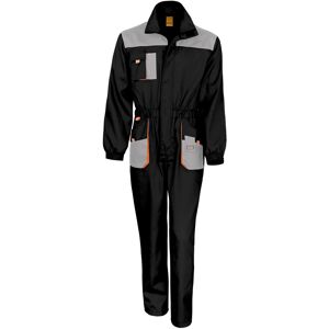 (XL, Black / Grey / Orange) Result Unisex Work-Guard Lite Workwear Coverall (Bre (XL, Black / Grey / Orange) Result Unisex Work-Guard Lite Workwear Coverall (Bre