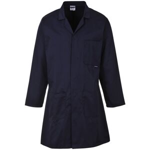 (M, Navy) Portwest Standard Workwear Lab Coat (Medical Health) (M, Navy) Portwest Standard Workwear Lab Coat (Medical Health)