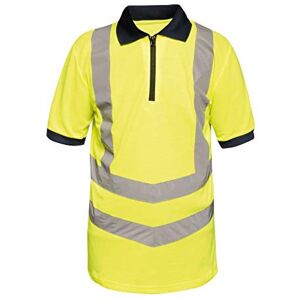 (2XL, Yellow/Navy) Regatta Mens Hi Vis Pro Reflective Work Polo Shirt (2XL, Yellow/Navy) Regatta Mens Hi Vis Pro Reflective Work Polo Shirt