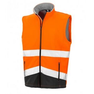 (L, Fluorescent Orange/Black) Result Adults Safe-Guard Printable Safety Soft She (L, Fluorescent Orange/Black) Result Adults Safe-Guard Printable Safety Soft She