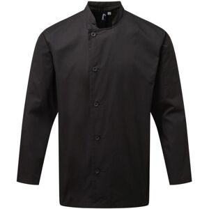 (M, Black) Premier Unisex Adults Chefs Essential Long Sleeve Jacket (M, Black) Premier Unisex Adults Chefs Essential Long Sleeve Jacket