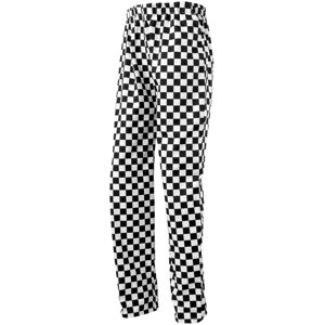 (L, Black/White (Big Check)) Premier Essential Unisex Chefs Trouser / Catering W (L, Black/White (Big Check)) Premier Essential Unisex Chefs Trouser / Catering W