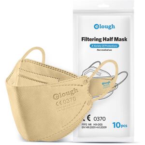 Unbranded (Khaki) 20pcs/30pcs Ffp2 Kn95 Mask Protection Mask 4 Layers Protective Mask Anti Unbranded (Khaki) 20pcs/30pcs Ffp2 Kn95 Mask Protection Mask 4 Layers Protective Mask Anti