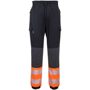(Black/Orange, M) Portwest KX3 Hi-Vis Flexi Trouser (Black/Orange, M) Portwest KX3 Hi-Vis Flexi Trouser