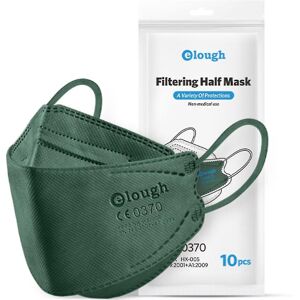 Unbranded (Dark Green) 20pcs/30pcs Ffp2 Kn95 Mask Protection Mask 4 Layers Protective Mask Unbranded (Dark Green) 20pcs/30pcs Ffp2 Kn95 Mask Protection Mask 4 Layers Protective Mask
