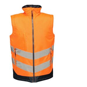 (M, Orange/Navy) Regatta Professional Mens Hi Vis Pro Body Warmer (M, Orange/Navy) Regatta Professional Mens Hi Vis Pro Body Warmer