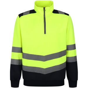 Regatta Professional Mens Hi-Vis Quarter Zip Top Regatta Professional Mens Hi-Vis Quarter Zip Top