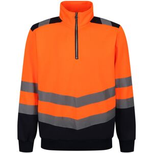 Regatta Professional Mens Quarter Zip Hi-Vis Vest Regatta Professional Mens Quarter Zip Hi-Vis Vest